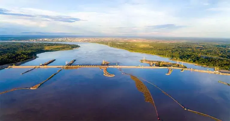 San Antonio Dam in the Amazon Rainforest