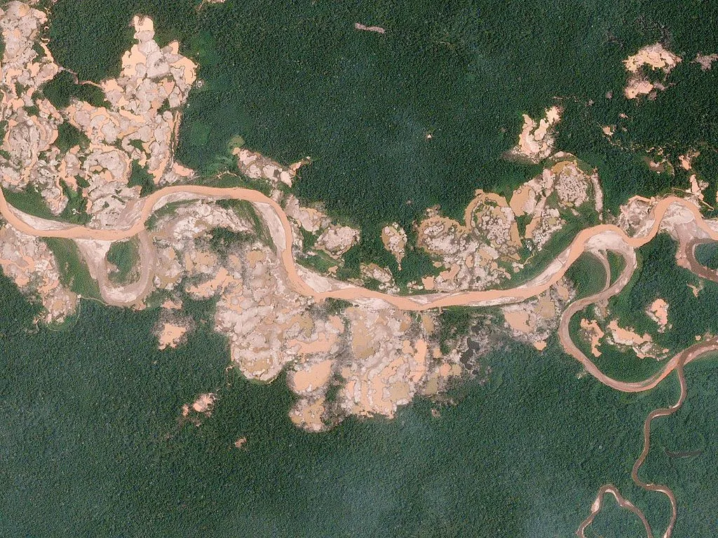 illegal mining in the Amazon